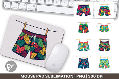 Mouse Pad Swim Trunks Sublimation artnoy 