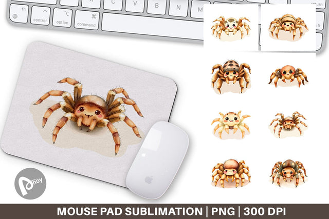 Mouse Pad Tarantula Wildlife Sublimation artnoy 