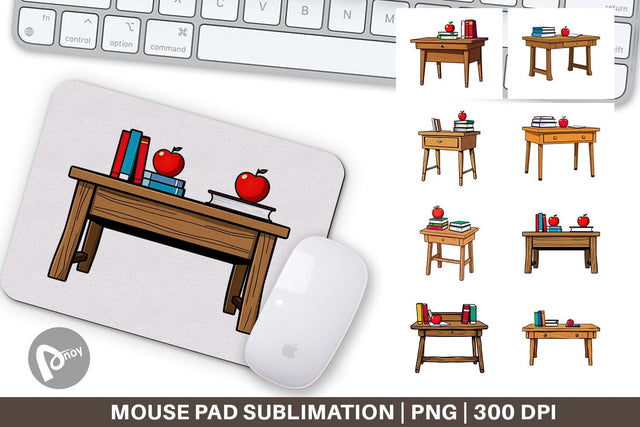 Mouse Pad Teacher Desk Sublimation artnoy 