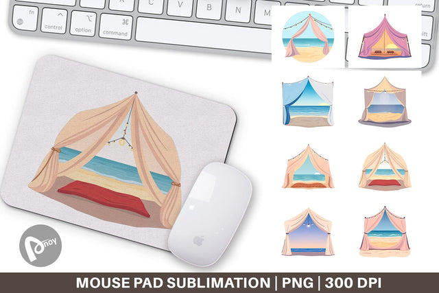 Mouse Pad Tent Sublimation artnoy 