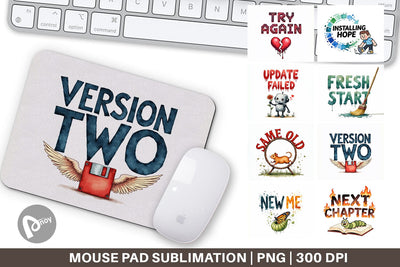 Mouse Pad The Glitchy Resurrection Sublimation artnoy 