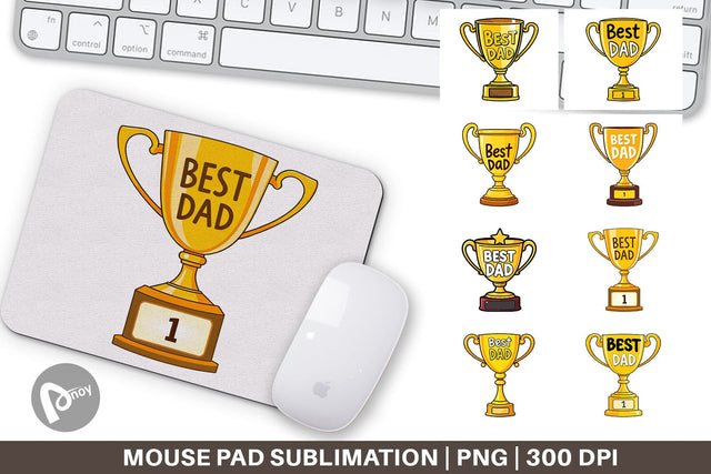 Mouse Pad Trophy Sublimation artnoy 