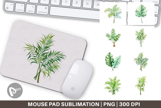 Mouse Pad Tropical Palms Sublimation artnoy 