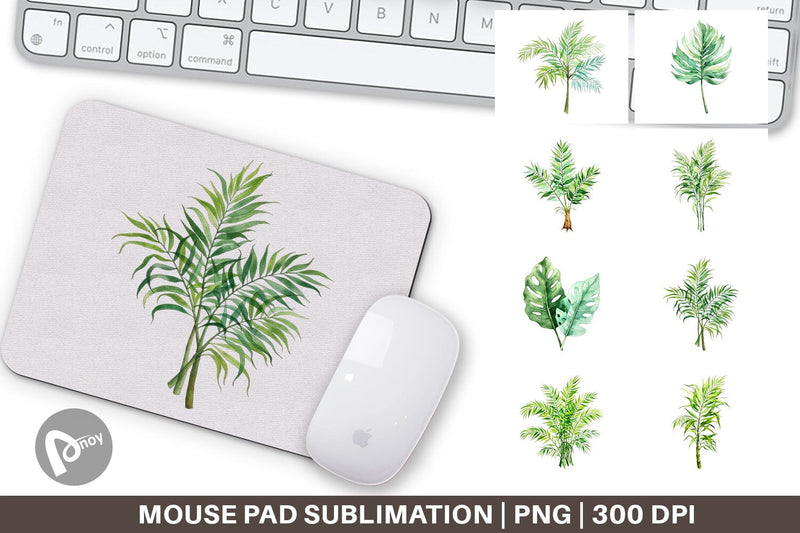 Mouse Pad Tropical Palms Sublimation artnoy 