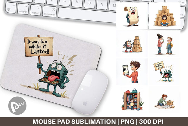 Mouse Pad Unboxing Regret Sublimation artnoy 