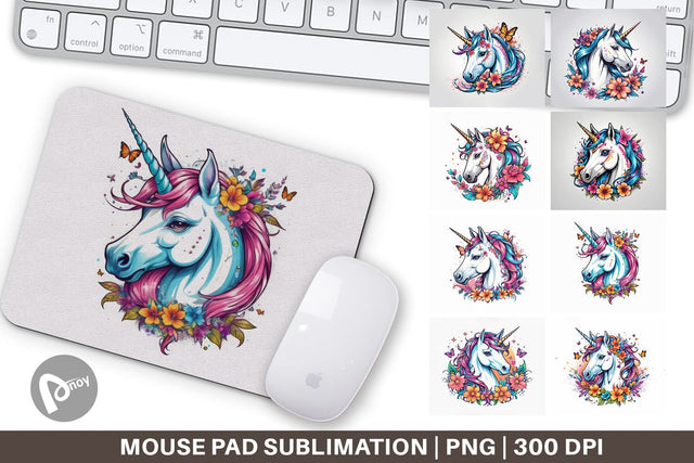 Mouse Pad Unicorn Sublimation artnoy 