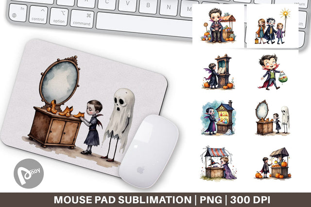 Mouse Pad Vampire Market Haul Sublimation artnoy 
