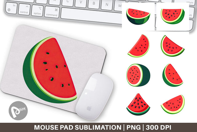 Mouse Pad Watermelon Sublimation artnoy 