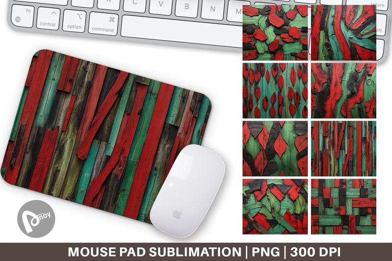 Mouse Pad Wood Textured Sublimation artnoy 