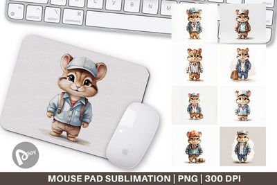 Mouse Pad Working Mouse Sublimation artnoy 