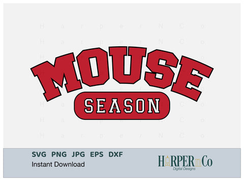 Mouse Season Laser SVG EPS Cut File SVG HarperNCo 