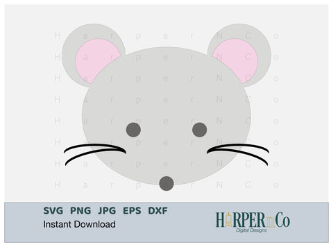 Mouse SVG PNG Cut EPS File SVG HarperNCo 