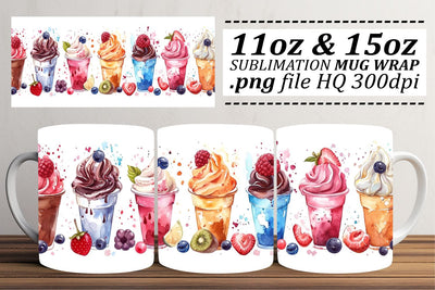 Mouthwatering Watercolor Foodie Design Sublimation afrosvg 