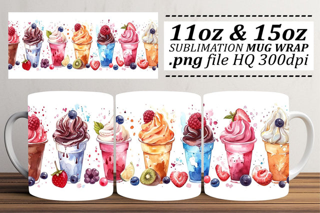 Mouthwatering Watercolor Foodie Design Sublimation afrosvg 