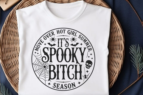 Move Over Hot Girl Summer It's Spooky Bitch Season SVG, Funny Halloween Shirt SVG, Spooky Season Svg SVG DesignDestine 