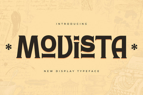 Movista - New Display Typeface Font Storytype Studio 