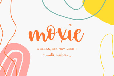 Moxie Modern Calligraphy Font Font Beck McCormick 