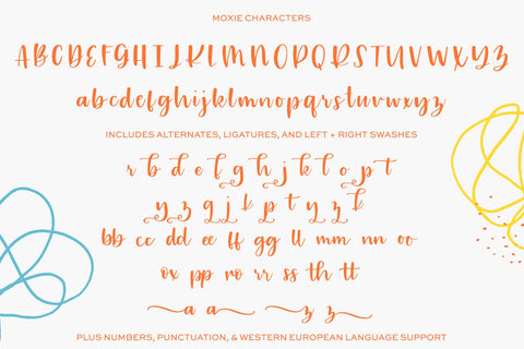 Moxie Modern Calligraphy Font Font Beck McCormick 