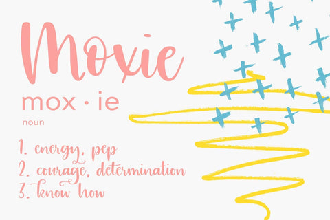 Moxie Modern Calligraphy Font Font Beck McCormick 