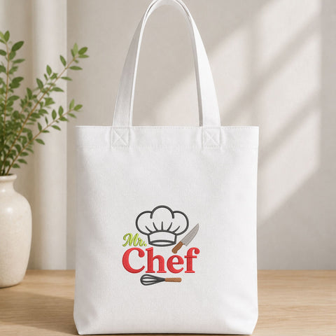 Mr Chef Machine Embroidery Design – Chef Hat Knife Whisk Embroidery File, Cooking Kitchen Design Embroidery/Applique DESIGNS PatternFeed8 