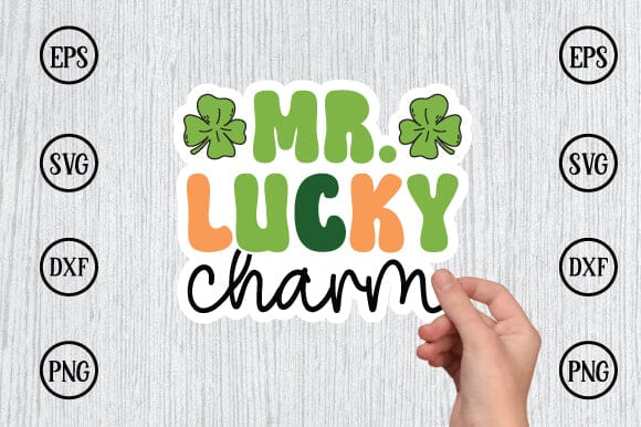 mr. lucky charm sticker svg design SVG sk.swapon Roy 