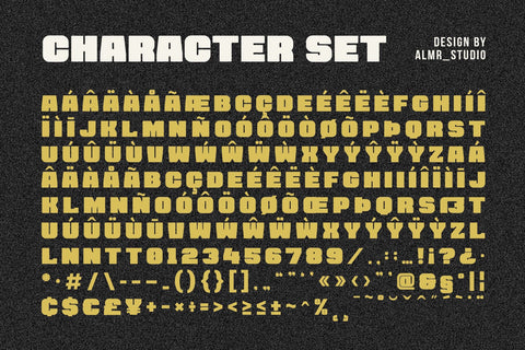 Mr.Buckley - Heavy Retro Sans Font studioalmeera 