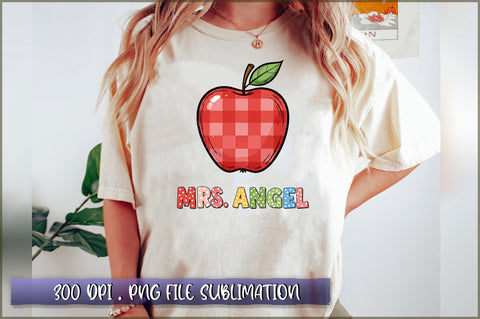 Mrs angel You Are Alphabet Teacher School Sublimation Sublimation Shetara Begum 