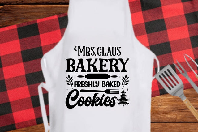 Mrs claus Bakery Freshly Baked Cookies SVG Angelina750 