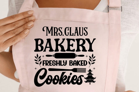 Mrs claus Bakery Freshly Baked Cookies SVG Angelina750 