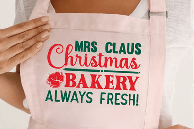 mrs claus christmas bakery always fresh SVG Angelina750 