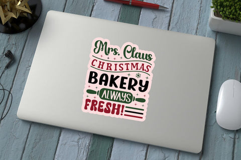 mrs claus christmas bakery always fresh SVG Angelina750 