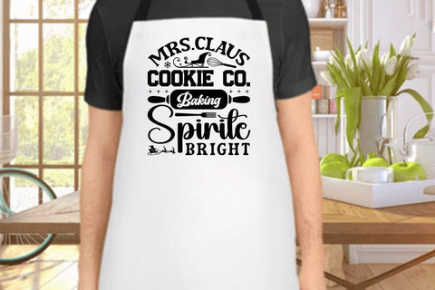 Mrs claus Cookie Co baking Spirite Bright SVG Angelina750 
