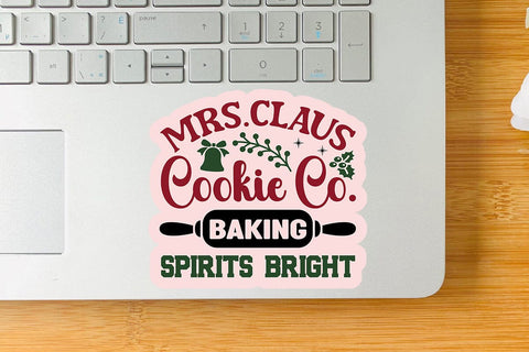 mrs claus cookie co baking spirits bright SVG Angelina750 