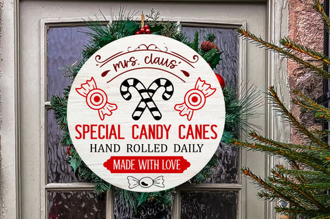 Mrs claus special candy canes SVG Design SVG Regulrcrative 