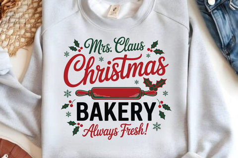 Mrsclaus Christmas Bakery SVG Angelina750 