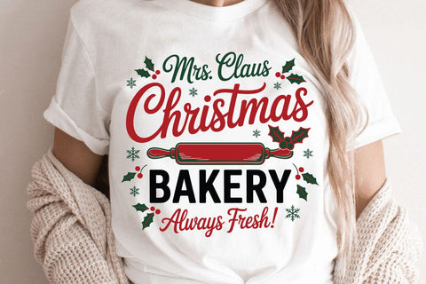 Mrsclaus Christmas Bakery SVG Angelina750 
