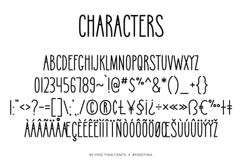 MTF Big Dreams Font Miss Tiina 