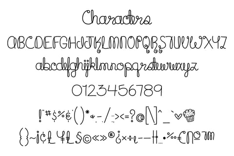 MTF Cupcake PRO Font Miss Tiina 