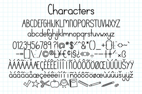 MTF Elementary Type Font Miss Tiina 