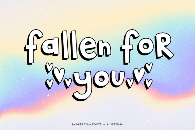 MTF Fallen For You Font Miss Tiina 