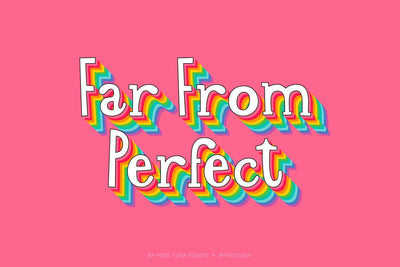 MTF Far From Perfect Font Miss Tiina 