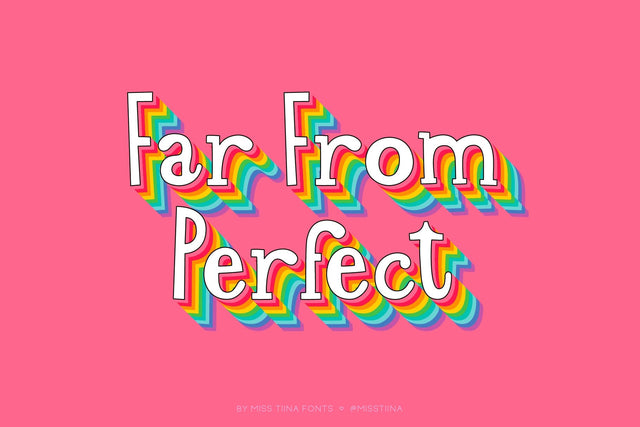 MTF Far From Perfect Font Miss Tiina 