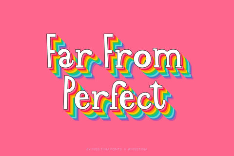 MTF Far From Perfect Font Miss Tiina 