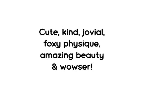 MTF Friday Goodness Font Miss Tiina 