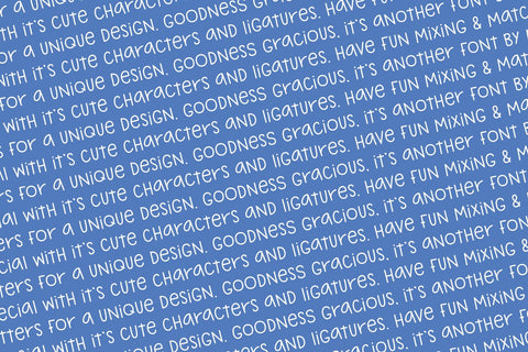 MTF Goodness Gracious Font Miss Tiina 