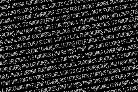 MTF Gosh Darn Trouble Maker Font Miss Tiina 