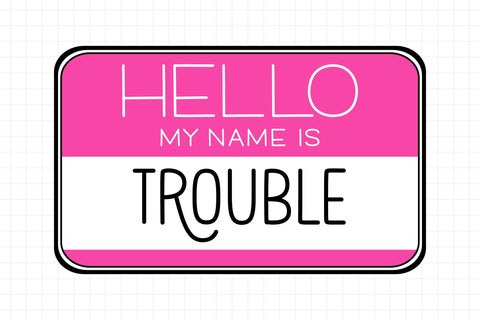 MTF Gosh Darn Trouble Maker Font Miss Tiina 