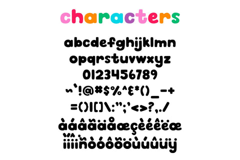 MTF Gummy Candies - Font Duo Font Miss Tiina 