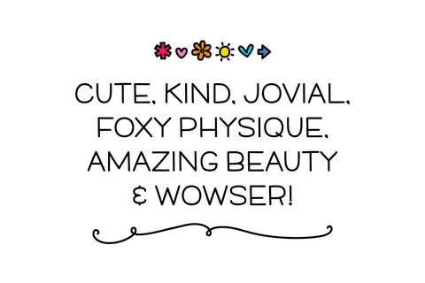 MTF Hello My Name Is Font Miss Tiina 