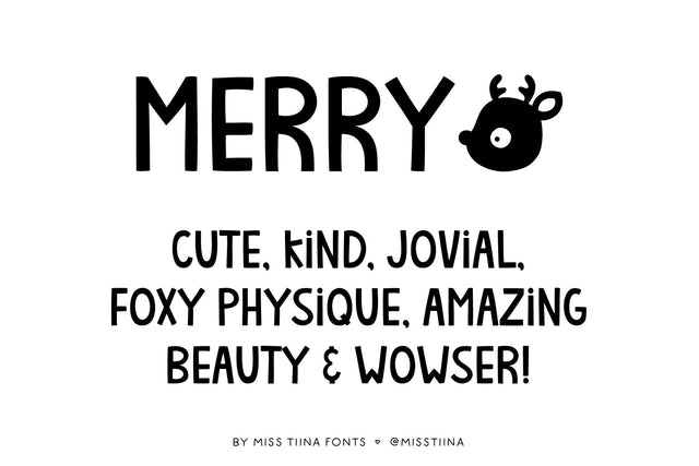 MTF Merry Font Miss Tiina 